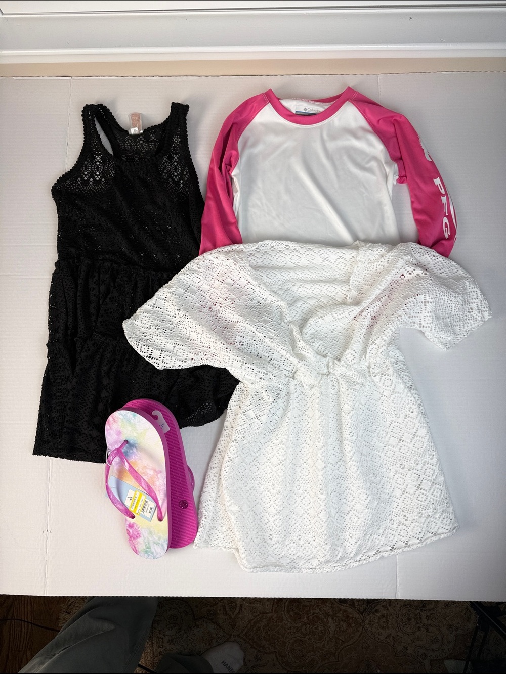 Girls size 8-10 lot summer 16 pieces, nike, cat and jack, limited too - Picture 2 of 9